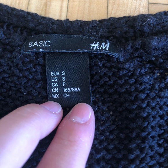 Black Knit Sweater - Picture 3 of 3